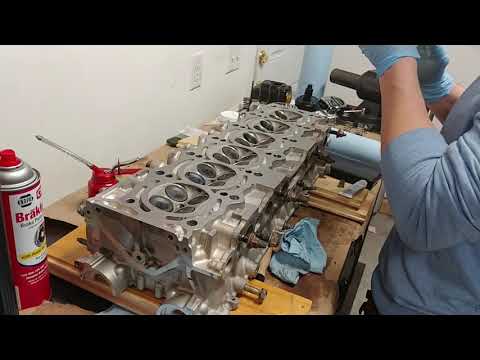 2JZGE NA-T Part 4 Cylinder head work and Install