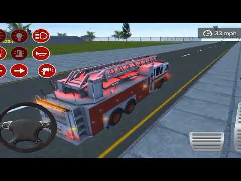 Emergency Fire Truck Rescue Driver Simulator - Simulator - Android Gameplay
