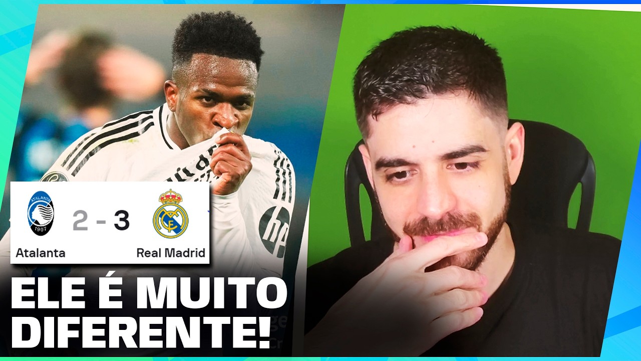 Vini Jr. voltou VOANDO! | Atalanta 2-3 Real Madrid ⚪