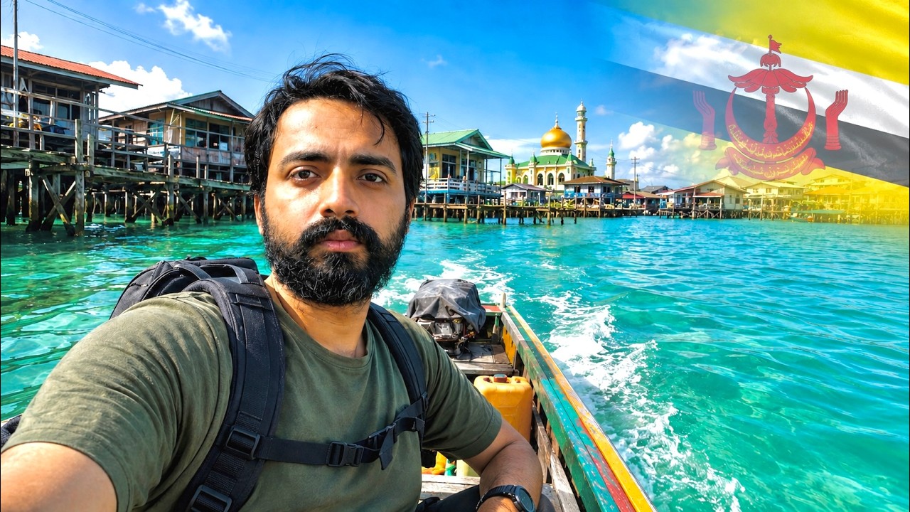 Inside BIGGEST Floating Village in World : Brunei 🇧🇳