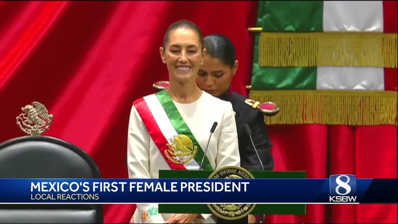 'It is inspiring': Salinas residents react to Mexico's first female president
