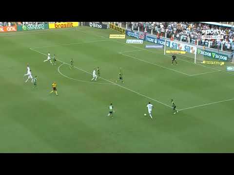 SANTOS 3 - 0 AMÉRICA-MG - MELHORES MOMENTO - SÉRIE A - 3ª RODADA