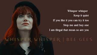 Cruella Ost Whisper Whisper | Bee Gees