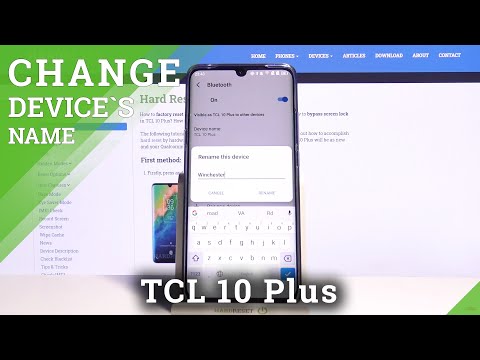 How to Open About Phone Settings in TCL 10 Plus - Change Device Name