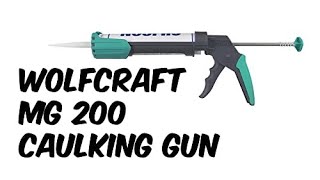 wolfcraft Ergo-Mechanical caulking Gun | Simple Caulking Easy USE || Mike Furini