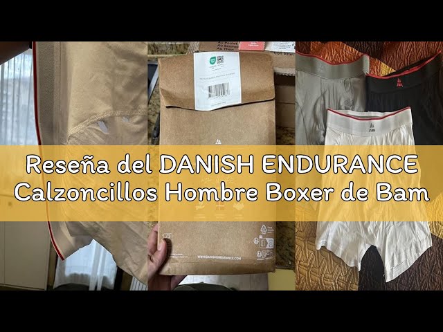 Vídeo relacionado con DANISH ENDURANCE Calzoncillos Hombre Boxer de Bambu, con o Sin Bragueta, Suaves y Elásticos, 3 Pack, Azul Marino, XL