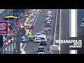 Back half of the field crashes on pit road early at Indy | NASCAR Cup Series