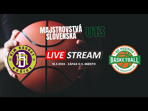 M-SR U13 - RIM BASKET KOŠICE : BK PEZINOK A 64:69