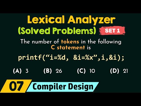 Lexical Analyzer Solved Problems Set 1