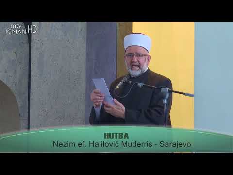 HUTBA I DŽUMA NAMAZ IZ DŽAMIJE KRALJ FAHD - 06.04.2018. - MTV IGMAN