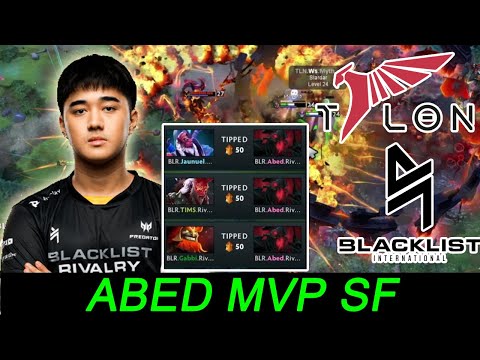 BLACKLIST VS TALON - ABED MVP SHADOW FIEND MAGIC BUILD RIYADH MASTERS 2024 LB FINAL
