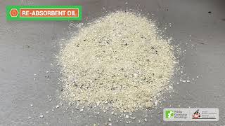 RE-ABSORBENT OIL - removal of contaminants from solid surfaces.