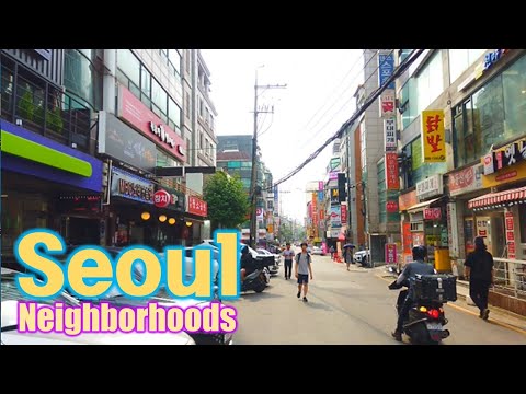 Viagem à cidade de Seul - passeio a pé pelas três cavernas do castelo, passeio a pé [Koto-ku 3] Relaxe, caminhada pela linha LAN [4K] 1(3)-21