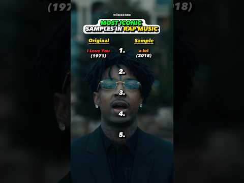 ICONIC Samples In Rap Music