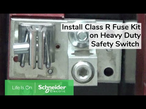 Installing HRK4060 Class R Fuse Kit on Heavy Duty Safety Switches | Schneider Electric Support