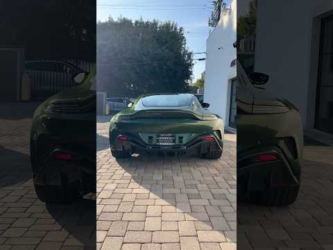 INSANELY LOUD $400k+ Aston Martin V12 Vantage 1 of 1! #astonmartin #supercars