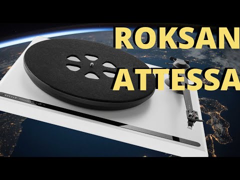 Roksan Attessa Turntable. Belt-driven, with an intriguing aesthetic and a built-in phono amp