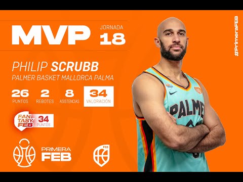 Philip Scrubb (Palmer Basket Mallorca Palma), MVP de la jornada 18