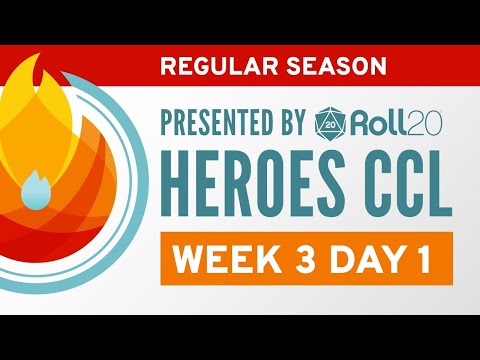 HeroesCCL | Regular Season Week 3, Day 1 | Heroes of the Storm Esports