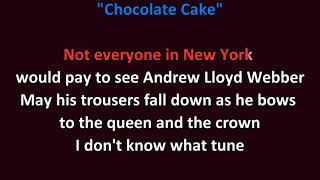 Crowded House - Chocolate Cake