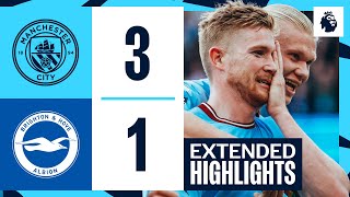 Download lagu Extended Highlights | Man City 3-1 Brighton | Haaland double and KDB rocket mp3