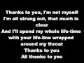 Thanks To You- All Time Low lyrics