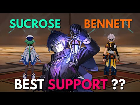 Best Support For Flins? Sucrose vs Bennett!! Genshin Impact