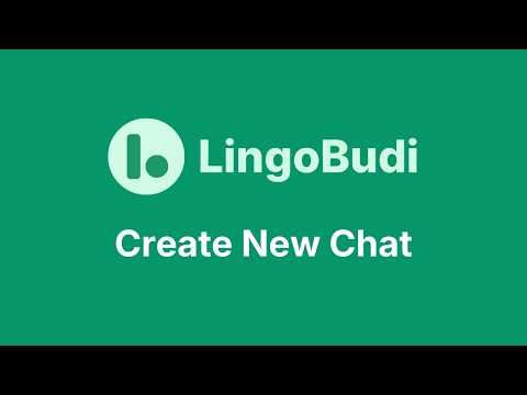 LingoBudi Create New Chat