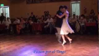 LUCILA BARDACH y MARCELO LAVERGATA bailando el tango INDIO MANSO en el SALON CANNING