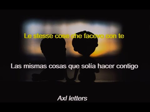 ULTIMO  - LE STESSE COSE CHE FACEVO CON TE (Testo/ Sub Español)