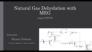 Natural Gas Dehydration with Monoethylene Glycol (MEG)