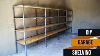 DIY Heavy Duty Garage Storage Shelves - Easy and Fast!