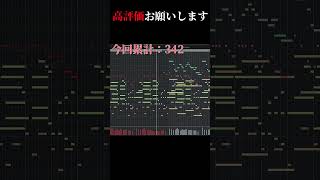 高評価の数だけ作曲day.2　＃DTM #shorts  #オリジナル曲