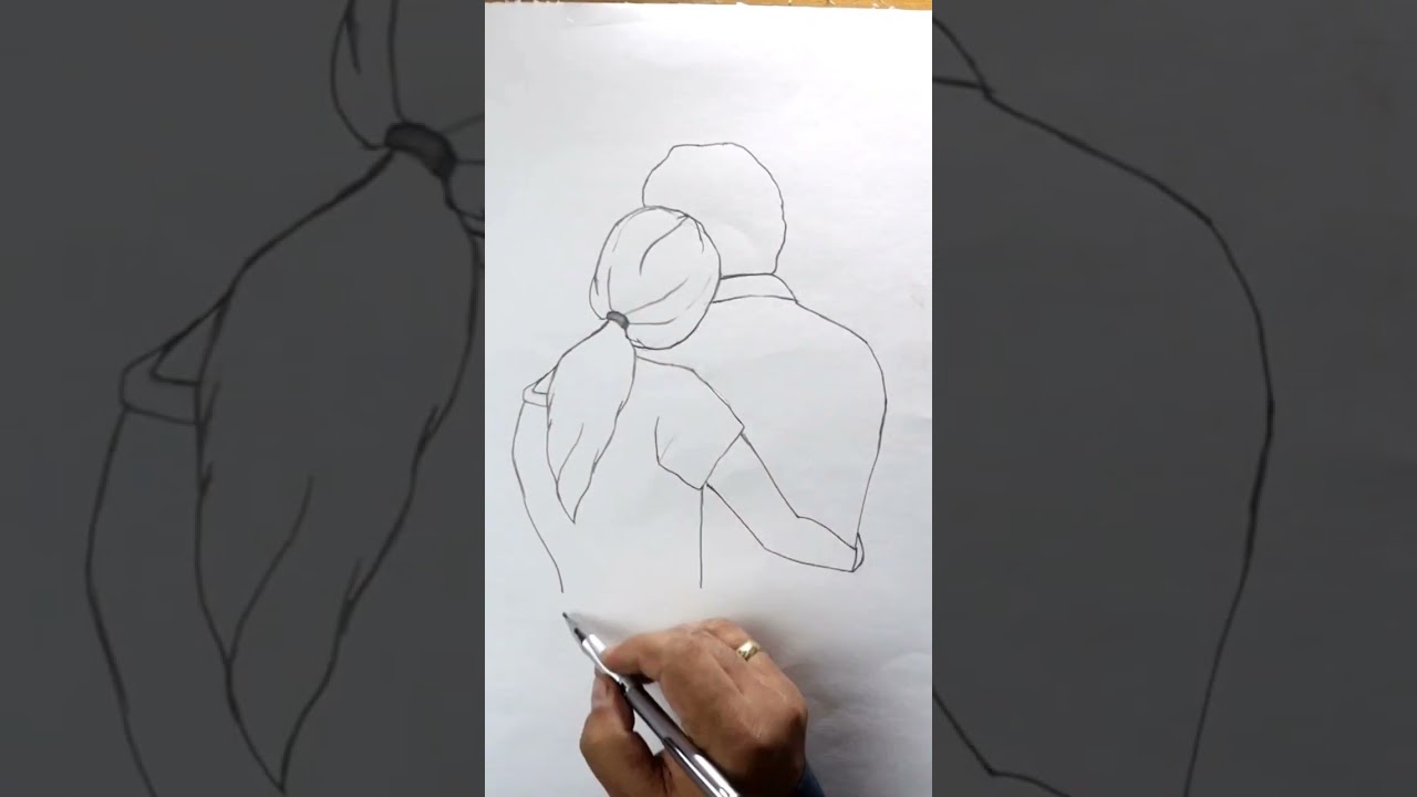 couple drawing #shorts