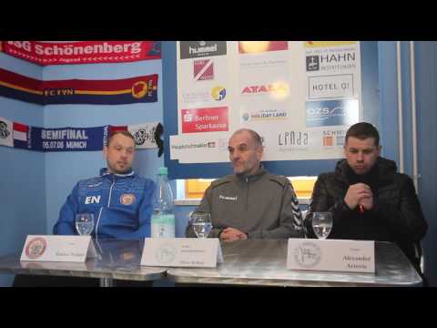 Pressekonferenz Hertha 03 - FC Mecklenburg Schwerin 2:1