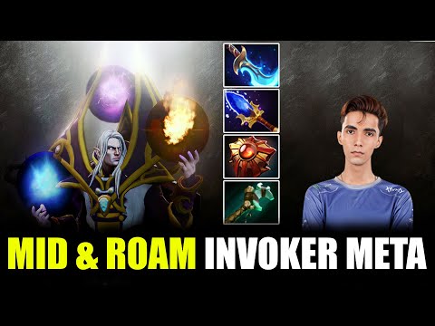 sumaiL Invoker Solar Crest Meta Mid & Roam 7.23f | Dota 2 Pro