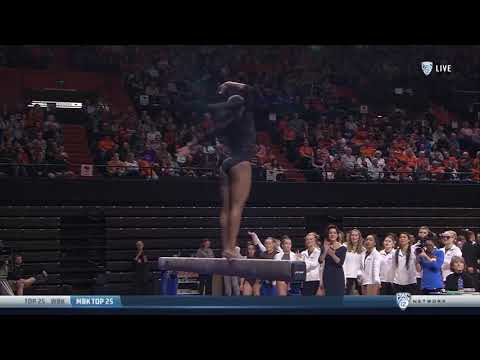 Nia Dennis 2019 Beam vs Oregon State 9.975