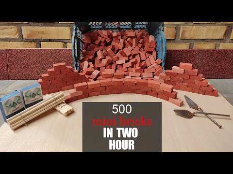 This Guy Is Making 500 MINI BRICKS In Just TWO HOURS using a NEW Method!