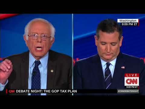 Sen. Cruz and Sen. Sanders Debate Tax Reform on CNN - October 18, 2017