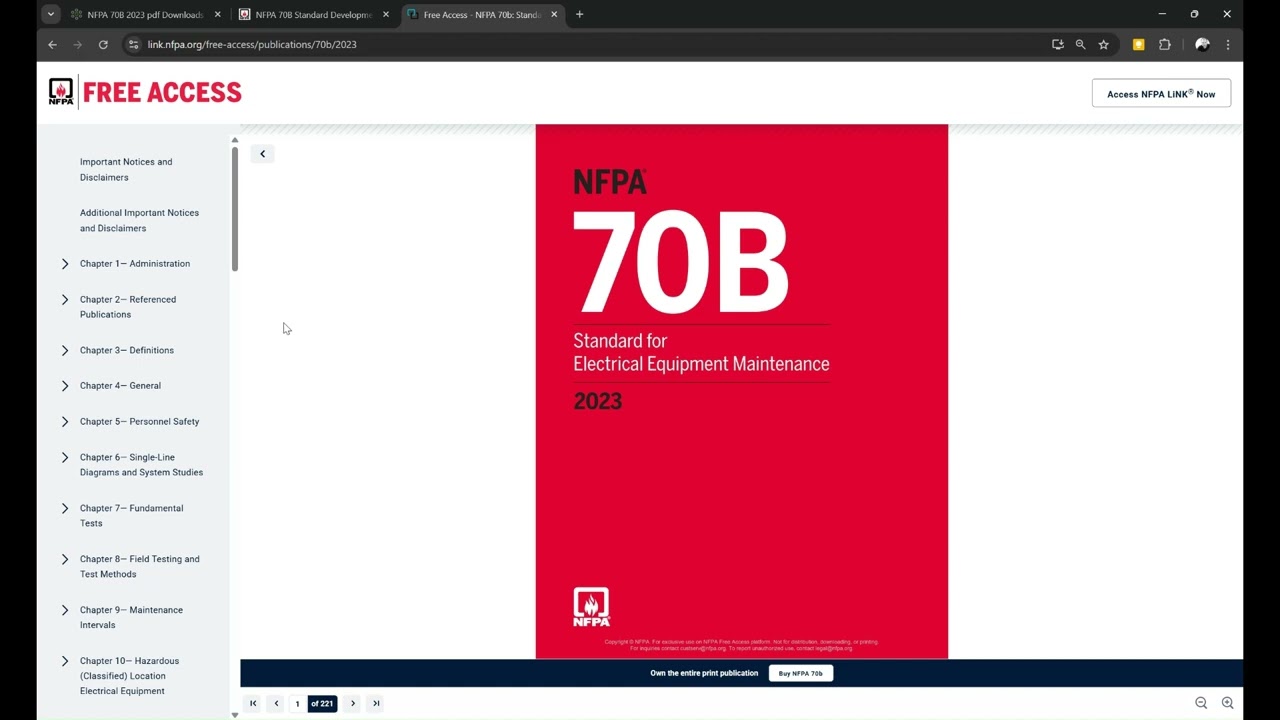 🔧 How to Access the NFPA 70B PDF for Free (2023 Edition) 🔧
