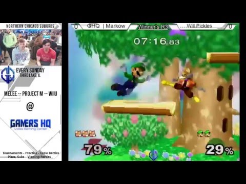 GHQ Weekly [3/13/16] - GHQ | Markow (Fox) vs. Will Pickles (Luigi) - Winner's R3