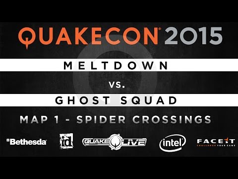 Meltdown vs. Ghost Squad - Map 1 - Spider Crossings (QUAKECON 2015 CTF)