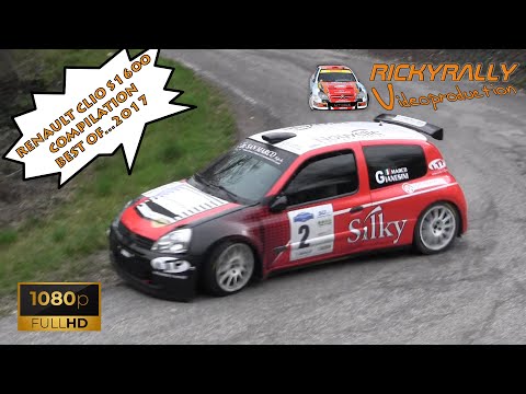 RENAULT CLIO S1600 COMPILATION... Best of 2017 | SHOW & ACTION | RICKYRALLY Videoproduction