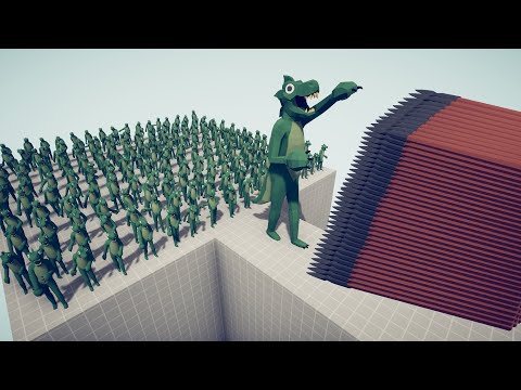 100x T-REX + GIANT vs EVERY GOD | Totally Accurate Battle Simulator TABS