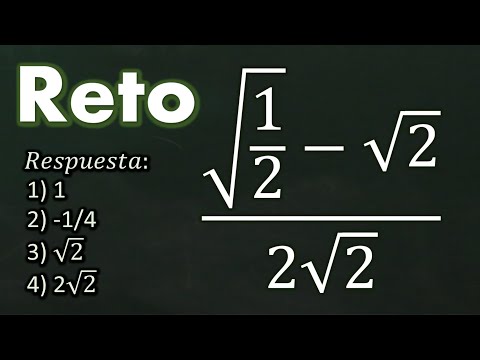 Reto de aritmética con raíces cuadradas