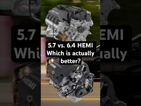 6.4 HEMI vs 5.7 HEMI | Why the 6.4 Is the Better Engine to Modify! #mopar #dodge #hemi #v8 #392 #345