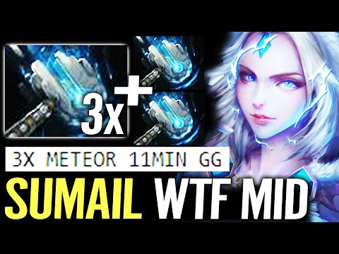 🔥 SUMAIL Crystal Maiden MID Surprise pick — 3x Meteor Hammer Team 11min Fastest GG Dota 2 Pro