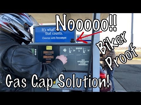 Motorcycle Fuel Gas Cap Magnet Keeper by Rickrak-How to Install-Biker Review