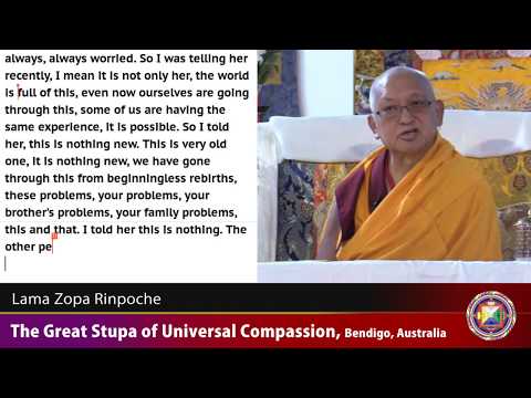 20180402 1600 LZR GSUC Bendigo - Only solution to problems is to practice dharma and subdue the mind
