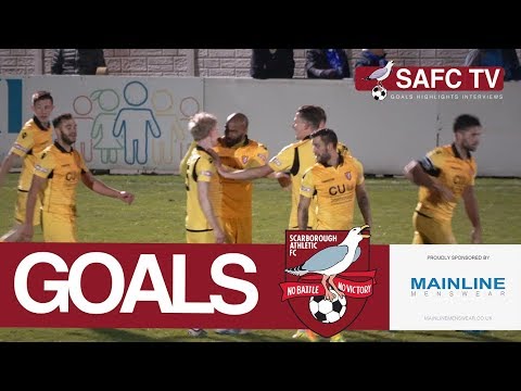 Goals: Stratford Town v Scarborough Athletic - 03/10/2017